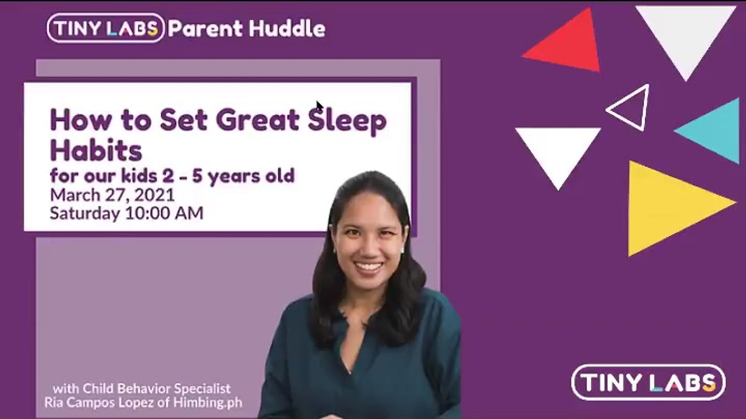 Parent Huddle: How to Set Great Sleep Habits